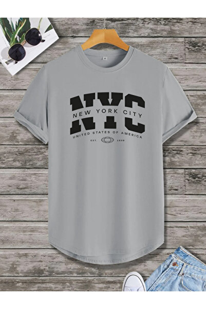 SUNFREE NEW YORK CITY NYC cu imprimeu Tricou unisex de vară cu tiv oval, pach...