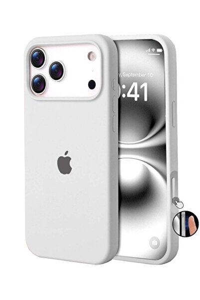 AllAy جراب لهاتف آيفون 17 برو ماكس، مصنوع من السيليكون، مقاوم للصدمات مع حماي...