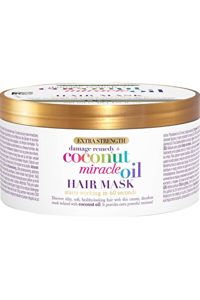 OGX Mască de Păr Extra Strength Damage Remedy + Coconut Miracle Oil (300ml)