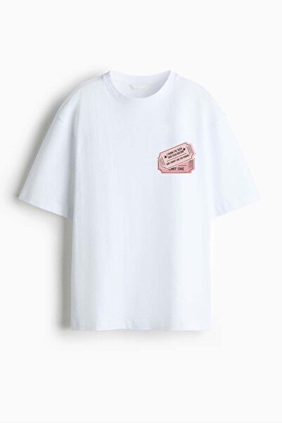 Monila تي شيرت نسائي من القماش الفاخر مطبوع مقاس كبير