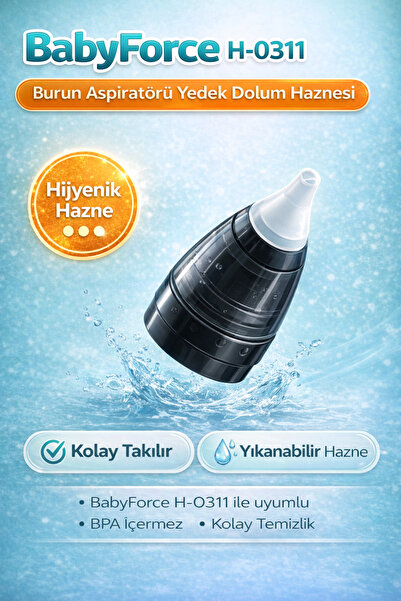 BR-8820 Burun Aspiratörü Yedek Dolum Kabı (Hazne)