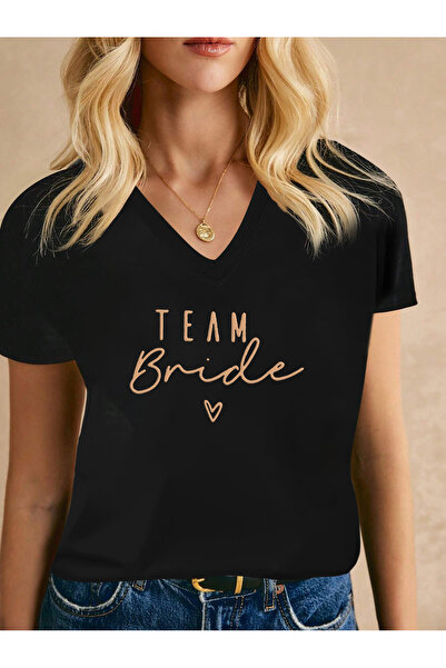 mercoledi Rochie de mireasă pentru femei cu imprimeu cu decolteu în V și mâne...