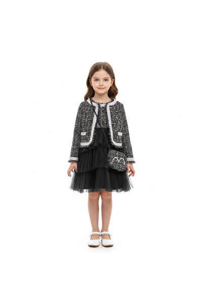 ddaniela - Julietta Party Dress Grey Colour with Jacket
