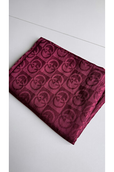 lune Premium Jakar Şal BORDO