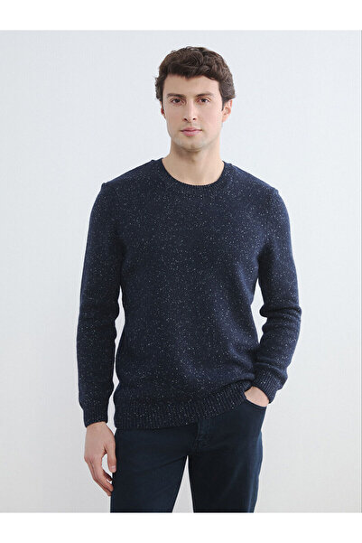 LC Waikiki Ozmarka New Season Crew Neck Wool Blend Men's Knitwear Sweater