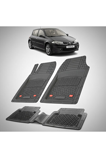 TEAMCAR Πατάκια δαπέδου συμβατά με Renault Megane II 2 Hatchback 2006-2009 | ...