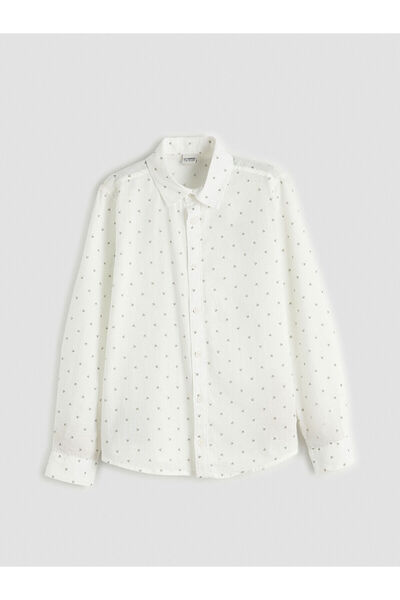 LC Waikiki Peak New Season Long Sleeve Patterned Boys' Shirt