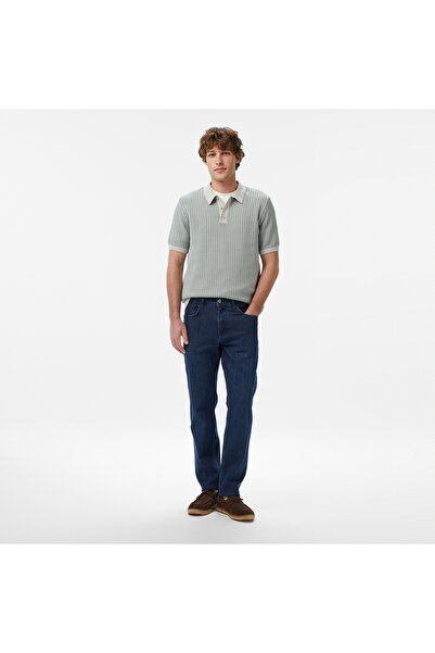 Nautica Erkek Mavi Slim Fit Denim Pantolon