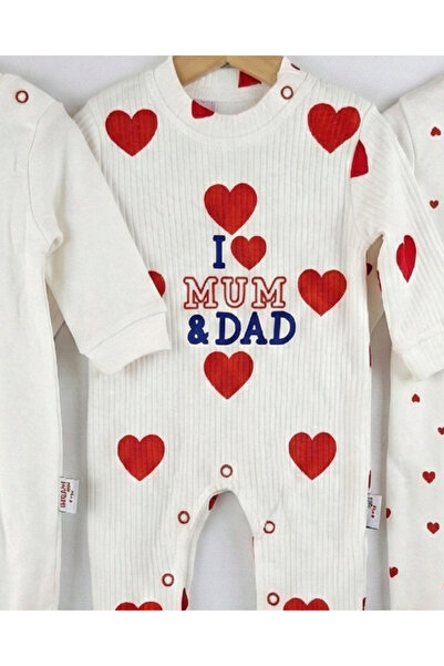 Asliva fashion Newborn One Piece Cotton Piece Baby Jumpsuit with Booties Hosp...