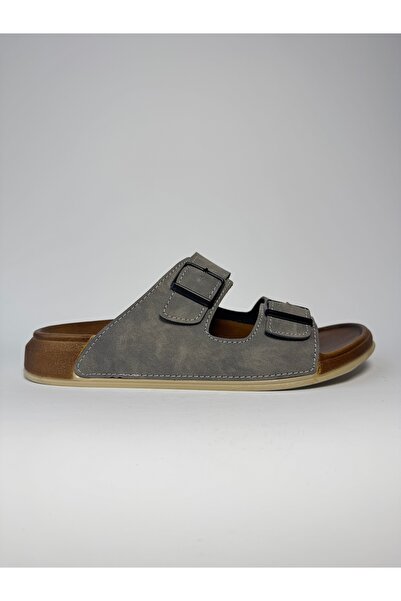 ELİS Boyalı Ortopedik Taban Erkek Terlik