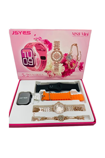 JSYES MS8 Mini 3+2 Gift Collection Watch Full Touch Color Screen Bluetooth Ca...