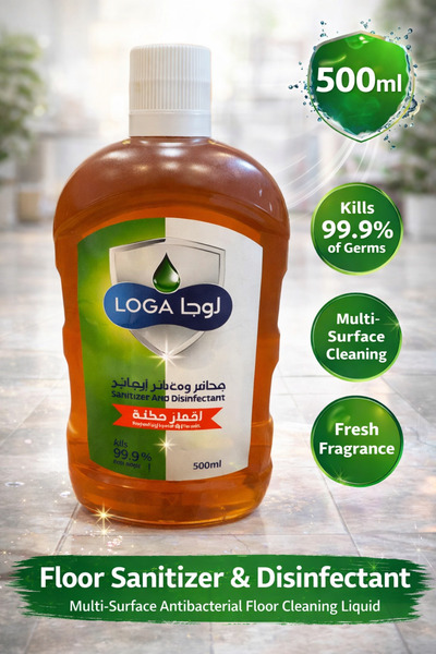 LOGA Floor Sanitizer & Disinfectant 500ml – Multi-Surface Antibacterial Floor...