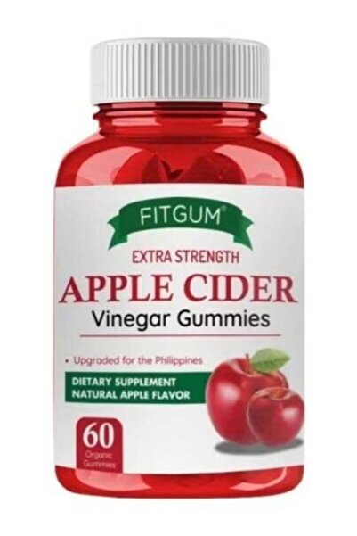 Fitgum علكات خل التفاح فائقة القوة - دعم إدارة الوزن والتخلص من السموم