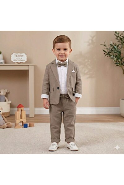 Momivi Kids طقم بيبي مولت وعيد للأطفال الرضع والأولاد مكون من 4 قطع مع ربطة ع...