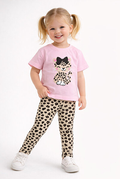 Honey Kids Kız çocuk taytlı alt üst takım