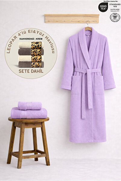 Ellaline Комплект із 3 жіночих халатів, 100% сертифікована бавовна + БЕЗКОШТО...