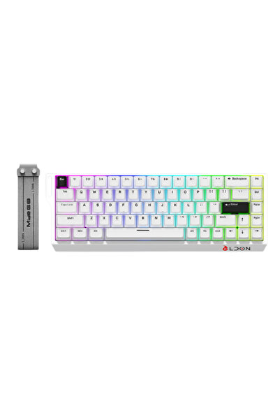 AL3B كيبورد قيمنق ميكانيكي LDON 68 بتردد 8000 هرتز قابلة للتبديل السريع مع اغ...