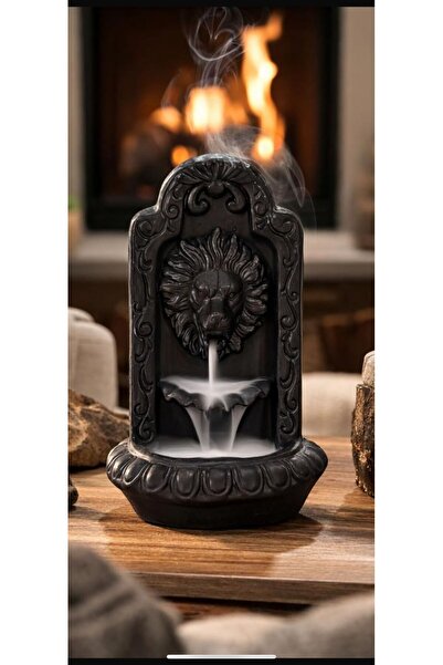 NURA CO Aslan Dumansı Şelale Efektli Aslan Tütsülük – Gotik Vintage Dekor |Me...