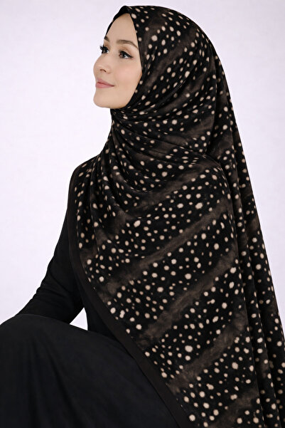 hijabchi Ceylan patterned cocoon Cotton shawl fawn design cocoon cotton shawl...