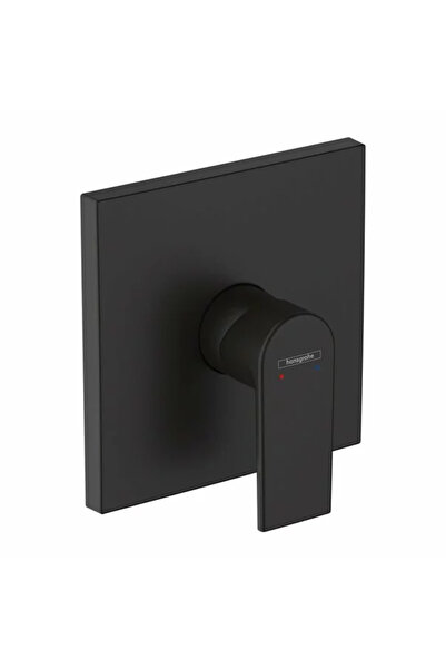 Hansgrohe Baterie dus incastrata Vernis Shape negru mat fara corp ingropat