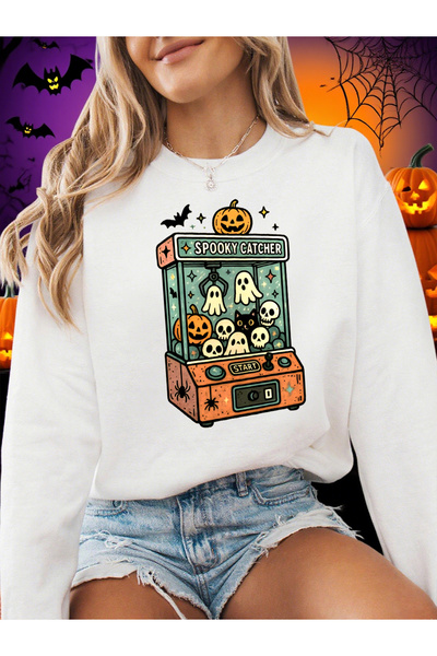 NOISSEY Γυναικεία φούτερ με στάμπες με θέμα το Halloween, Loose Basics Hoodie...