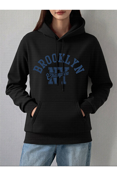 NOISSEY بروكلين نيويورك سيتي طبعات بغطاء رأس لار وينتر صوف الفليس سترات دافئة...