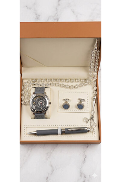 Other Luxury Men's Gift Set – Watch, Pen, Cufflinks, and Prayer Beads | Unpar...