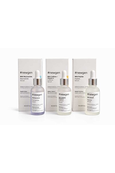 NewGen Niacinamide-Peptit-Caffeine Serum 3'lü Set