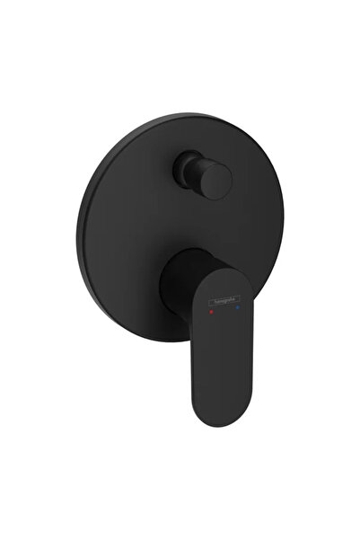 Hansgrohe Baterie cada - dus incastrata Rebris S negru mat