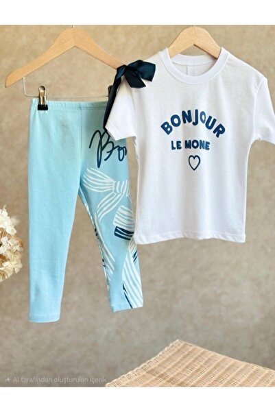 Yerli Bow Detail Transitional Lower Upper Girls' Set