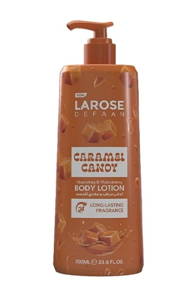 La Rose لوشن للجسم برائحة الكراميل المغذية والمرطبة، يدوم طويلاً، 700 مل