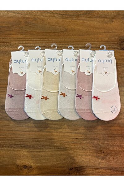 Aytuğ Premium Bamboo Comfortable Women's Ballet Flats Socks 6-Pack