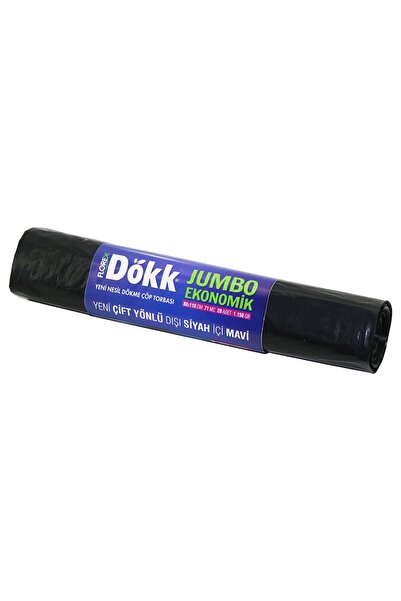 LALİZ SHOP 180 قطعة من أكياس القمامة FLOREX-619 DÖKK ECO JUMBO ثنائية الاتجاه...