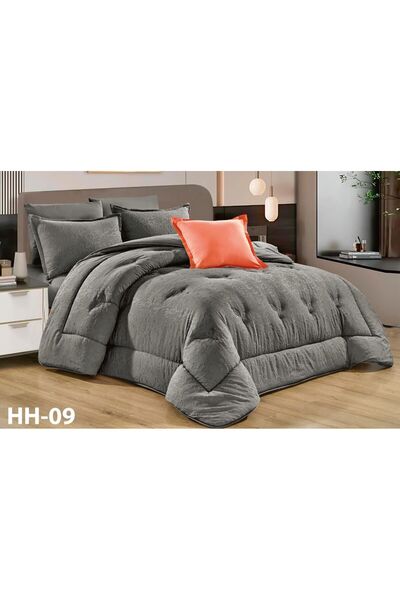 Moon Orhan Hotel Plain Summer Bedspread, Double Size, 7 Pieces