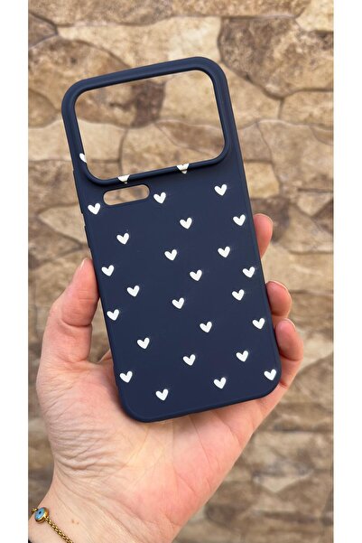 Vip Case Mi 17 Pro Max Compatible Mini White Heart Patterned Silicone Shock-A...