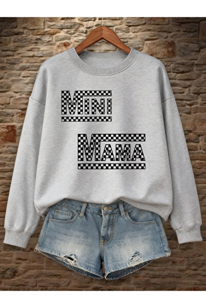 NOISSEY Tricou Mini Mamaprinting Toamnă Iarnă Confortabil cu glugă lar polar ...