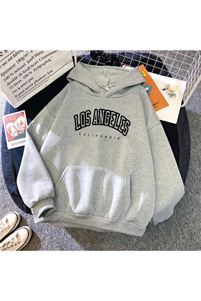 NOISSEY هوديز نسائية للخريف والشتاء لوس أنجلوس كاليفورنيا مطبوع سترة كاجوال ب...