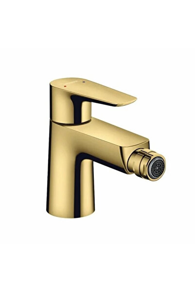 Hansgrohe Baterie bideu Talis E cu ventil Pop-Up auriu lucios