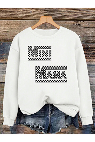 NOISSEY تي شيرت ميني مامابرينتينج للخريف والشتاء مريح بغطاء رأس قطعة صوف الفل...