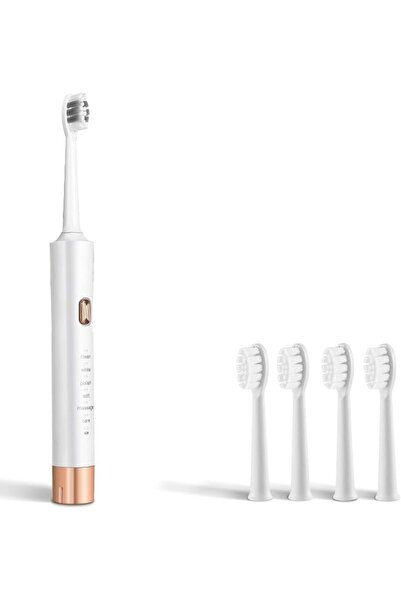 Shopit Electronics فرشاة أسنان كهربائية صوتية للبالغين مزودة بمؤقت ذكي لمدة د...