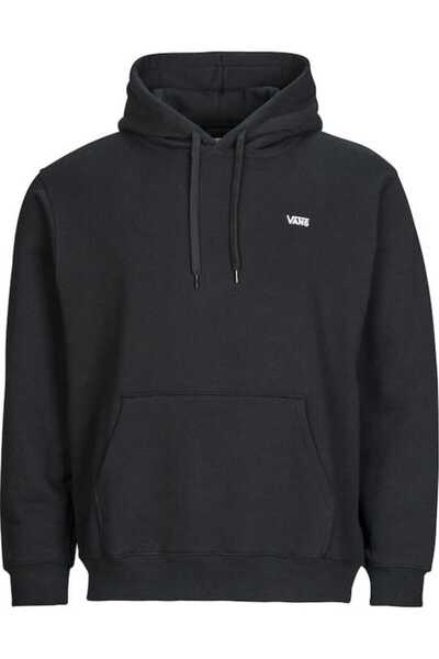 Vans Hanorac cu gluga si buzunar tip marsupiu, croiala lejera, 100% bumbac, l...