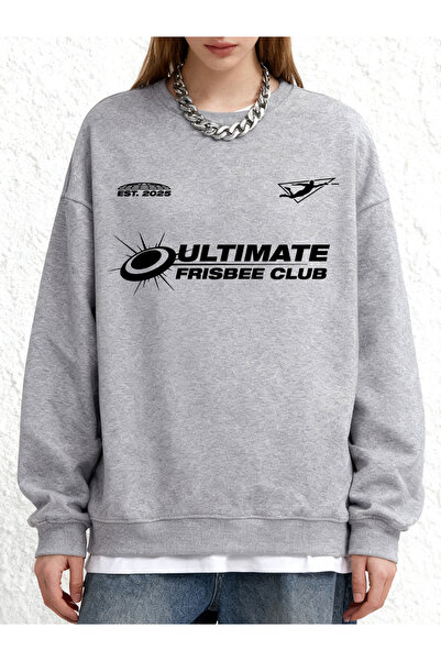 NOISSEY سترة Ultimate Frisbee Club مطبوع للنساء في فصل الشتاء فضفاضة K بغطاء ...