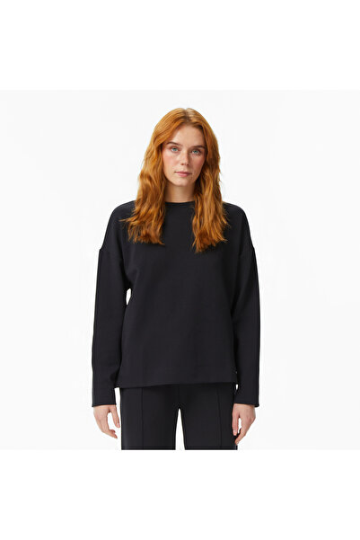 Nautica Kadın Siyah Regular Fit Sweatshirt