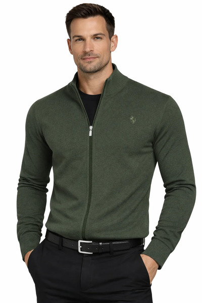 Lara Men's cardigan sweater with zipper
