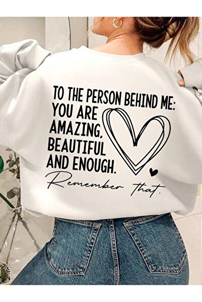 NOISSEY Pulover confortabil pentru femei Sen Amazingly Beautiful And Enough P...