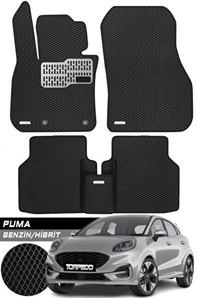TORPEDO Ford Puma Benzin/Hibrit 2019 ve Sonrası Uyumlu Hücreli Premium Eva Pa...