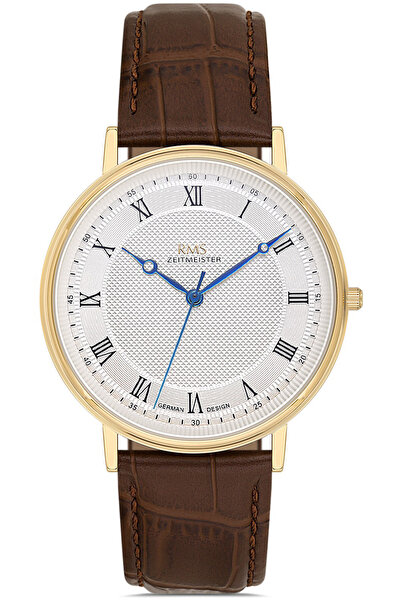 RMS Zeitmeister Rms.1.Ag2091.160-Ga Leather Cord Anti-Scratch Sapphire Glass ...