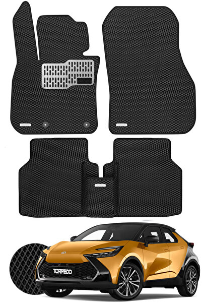 TORPEDO Toyota CHR 2024 ve Sonrası Uyumlu Hücreli Premium Eva Paspas Seti Tam...