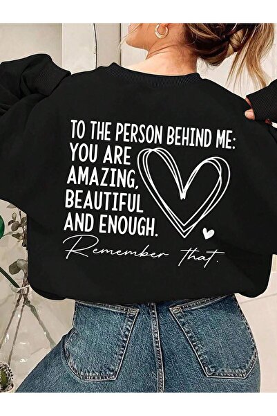 NOISSEY Pulover confortabil pentru femei Sen Amazingly Beautiful And Enough P...