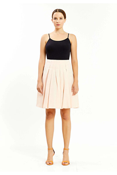 1way Pleated short skirt, made in Türkiye